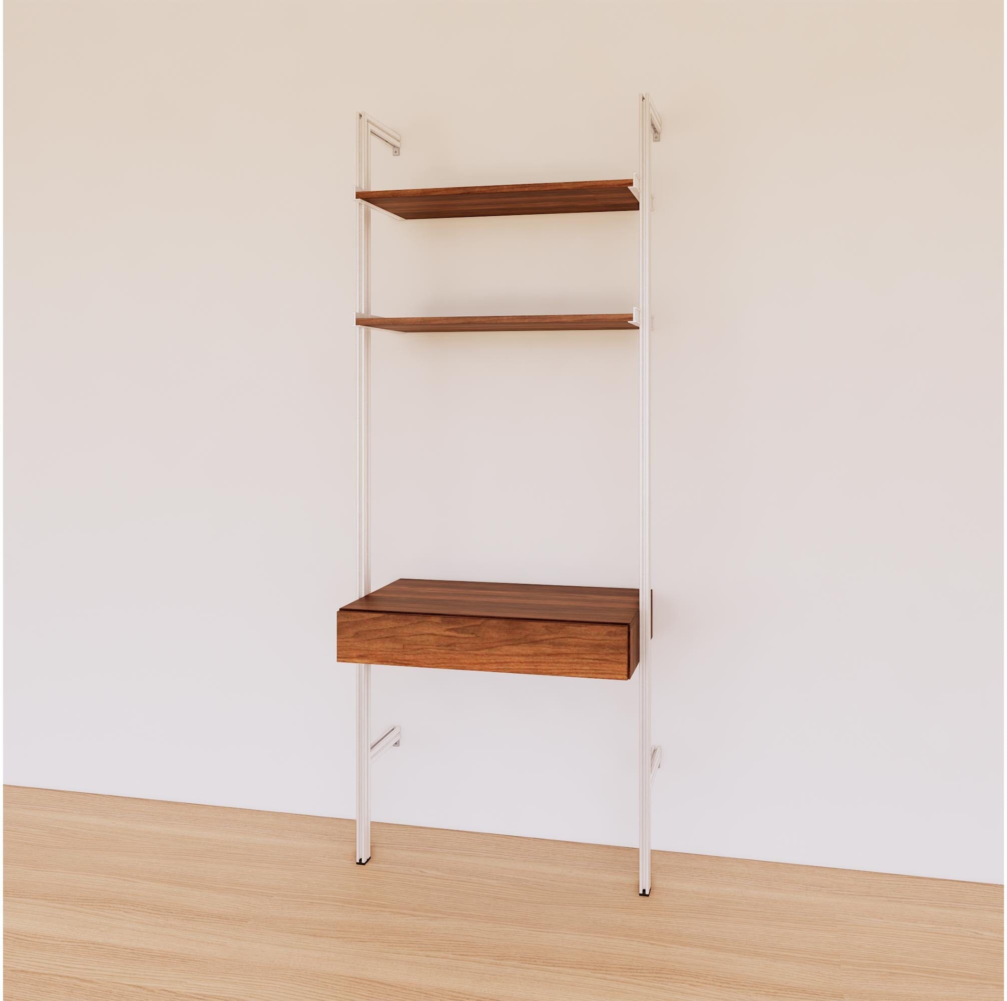 31" Desk Option with Shelves