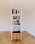 ModShelf Floor to Ceiling Room Divider Shelving w/Cabinets