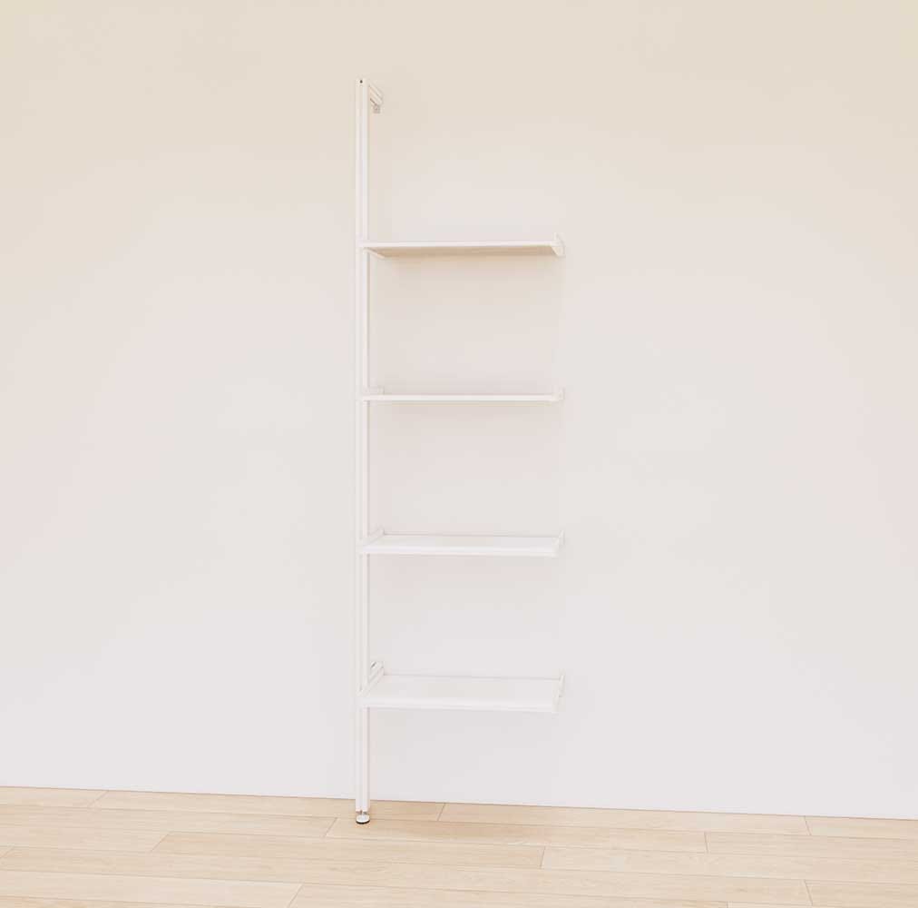 Retail Display Shelving Units - Aluminum 24&quot;-31&quot;-48&quot;