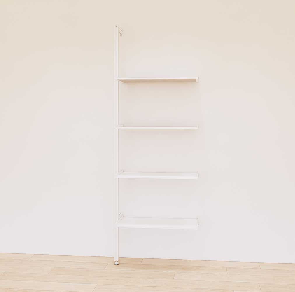 Retail Display Shelving Units - Aluminum 24&quot;-31&quot;-48&quot;