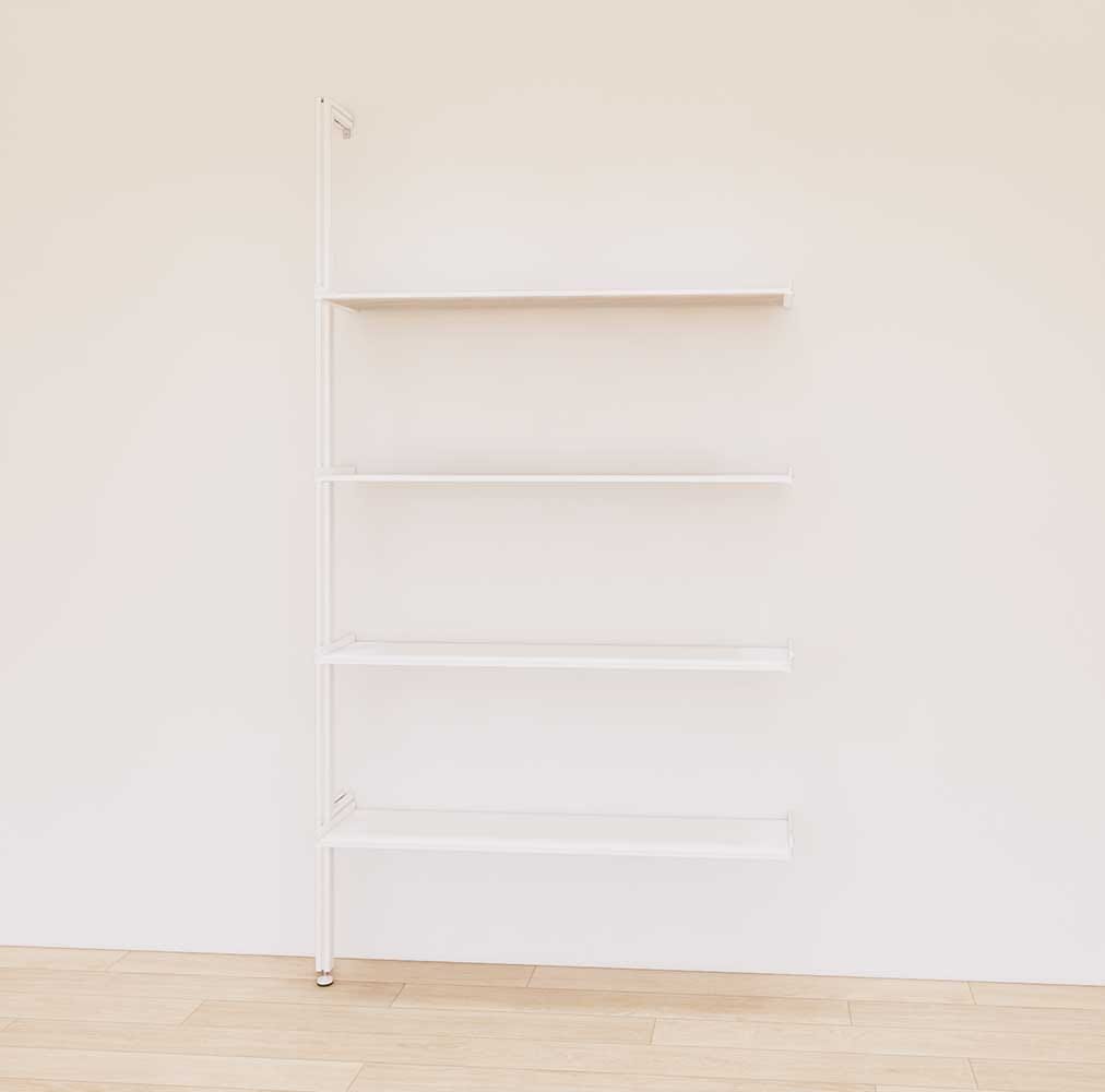 Retail Display Shelving Units - Aluminum 24&quot;-31&quot;-48&quot;