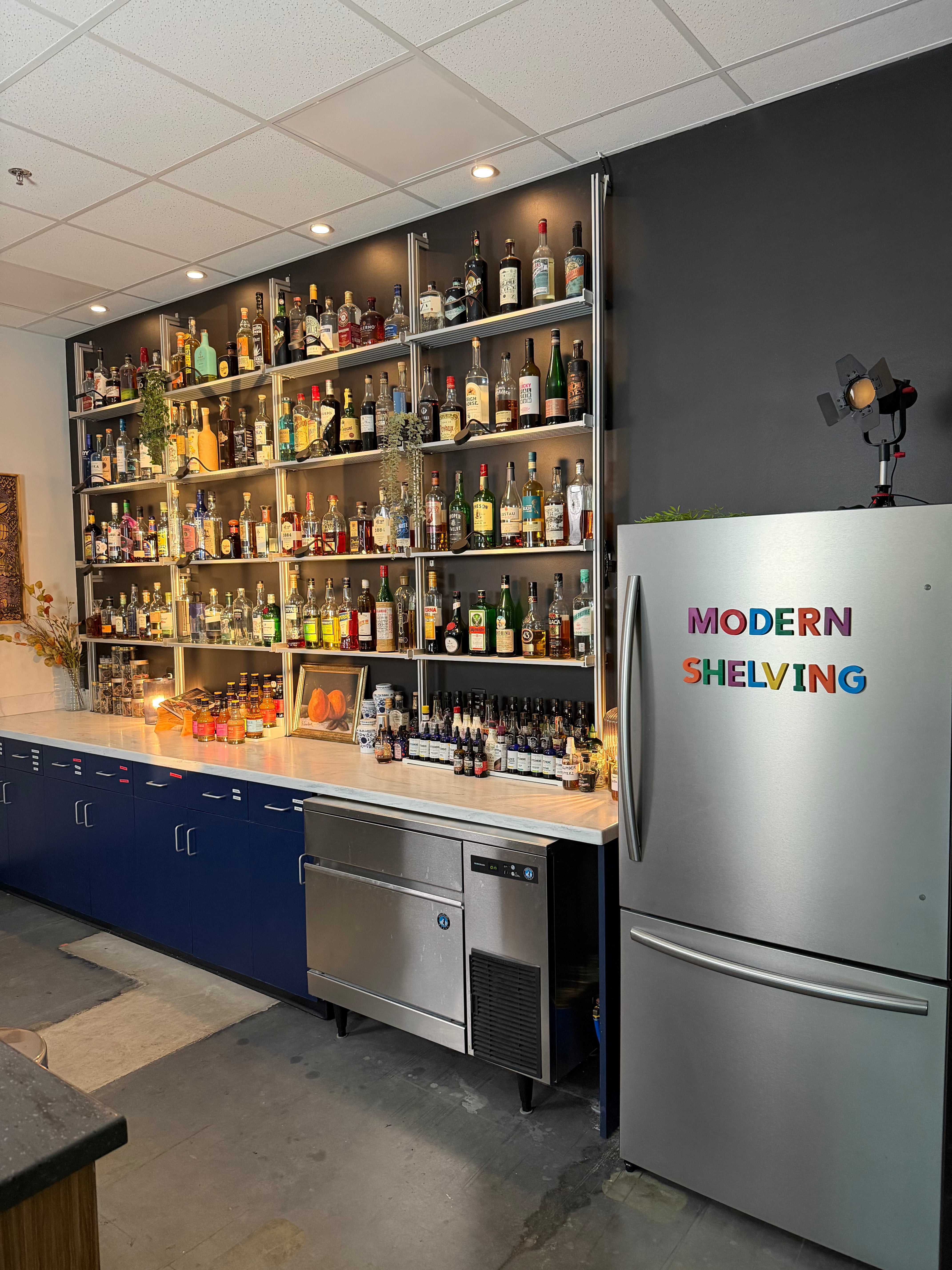 Bottle Display Shelves