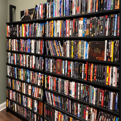 DVD Media Storage Shelves