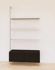 Retail Display Shelving with Base Cabinets