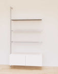 Retail Display Shelving with Base Cabinets