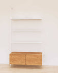 Retail Display Shelving with Base Cabinets