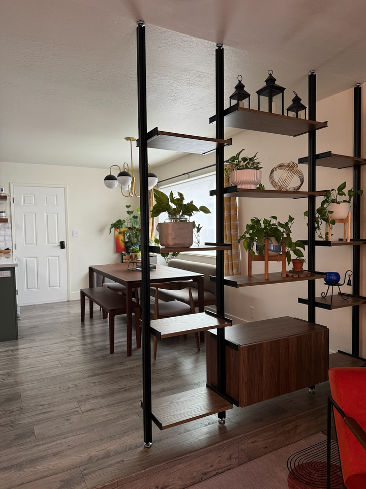 Room Divider Shelving