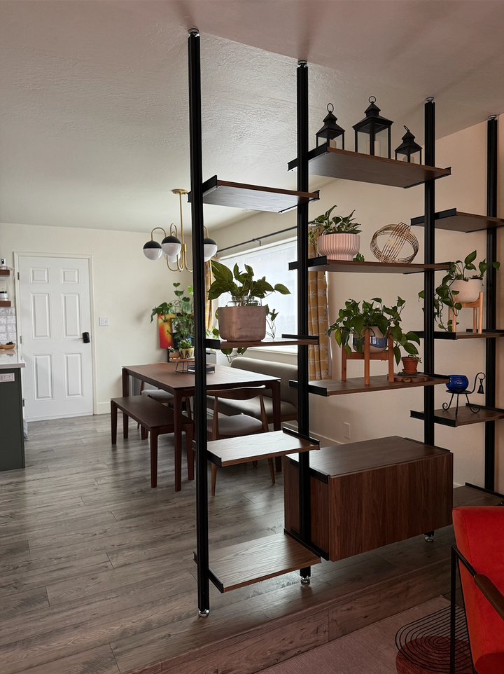 Room Divider Shelving