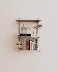 Wall Mounted Shelving Units - 3 Shelf Aluminum