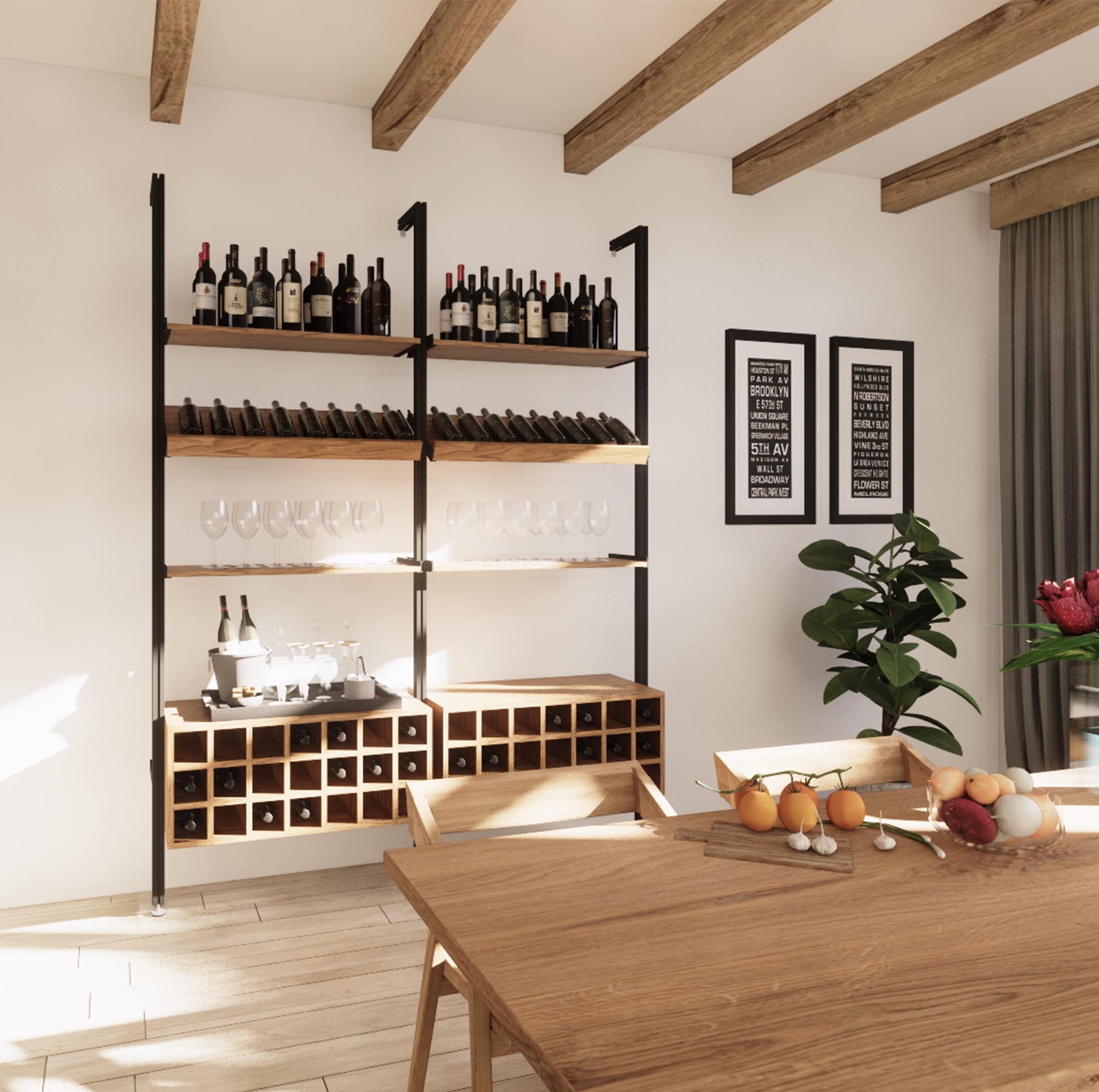 Modular Shelving Wine Storage Series