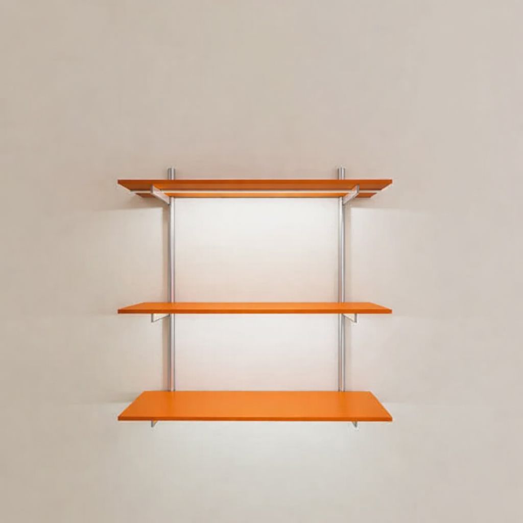 Wall Mounted Shelving Units - 3 Shelf Aluminum