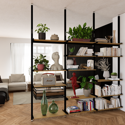 Room Divider Shelving