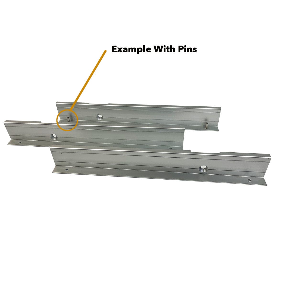 12 inch Offset Shelf End Support – Modern Shelving