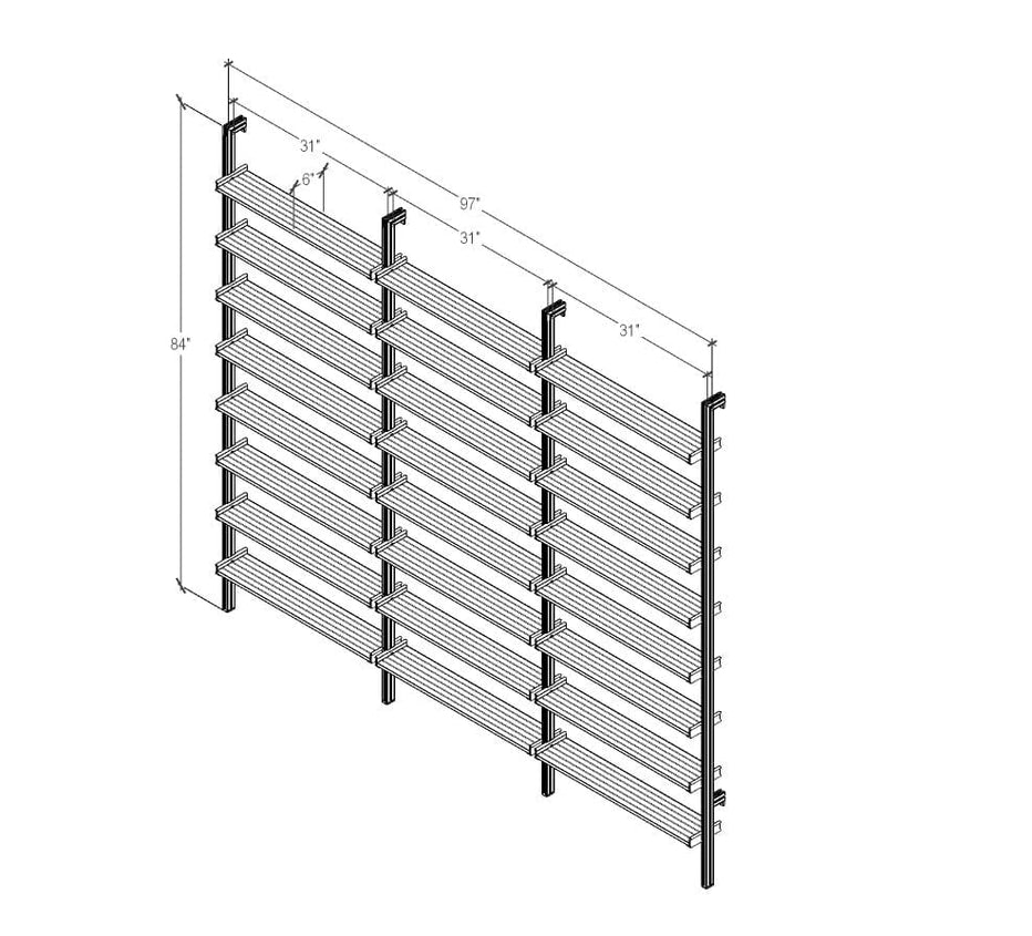 Modern Shelving Modern shelving for home, office and retail.
