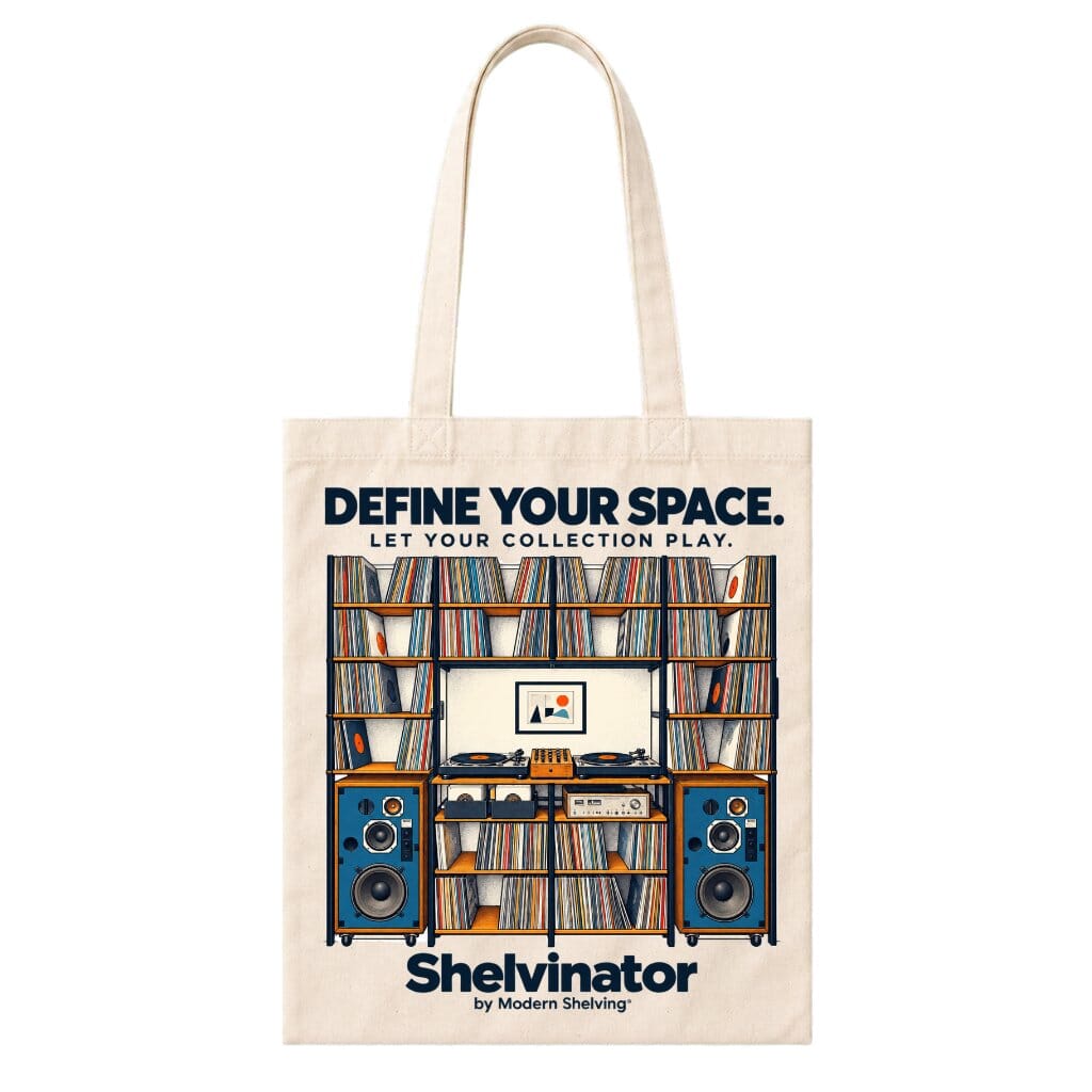 Modern Shelving® Shelvinator™ Vinyl Collection Tote Bag