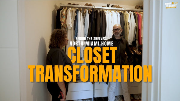 A North Miami Home Transformation with Modern Shelving