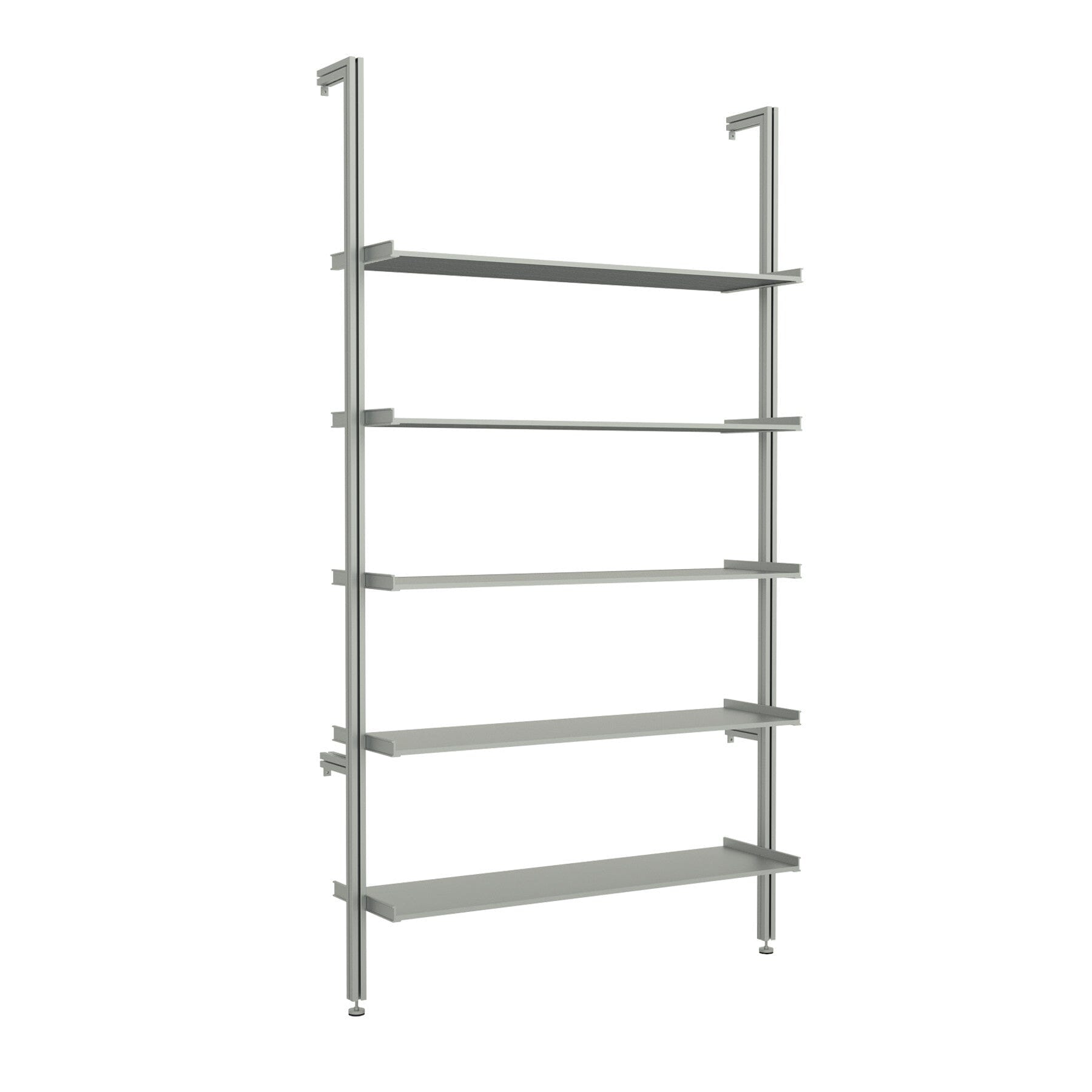 51” Pole Mounted Closet Shelving | Durable Aluminum Storage Solution ...