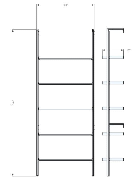 1 Bay PAL Home Gym Shelving