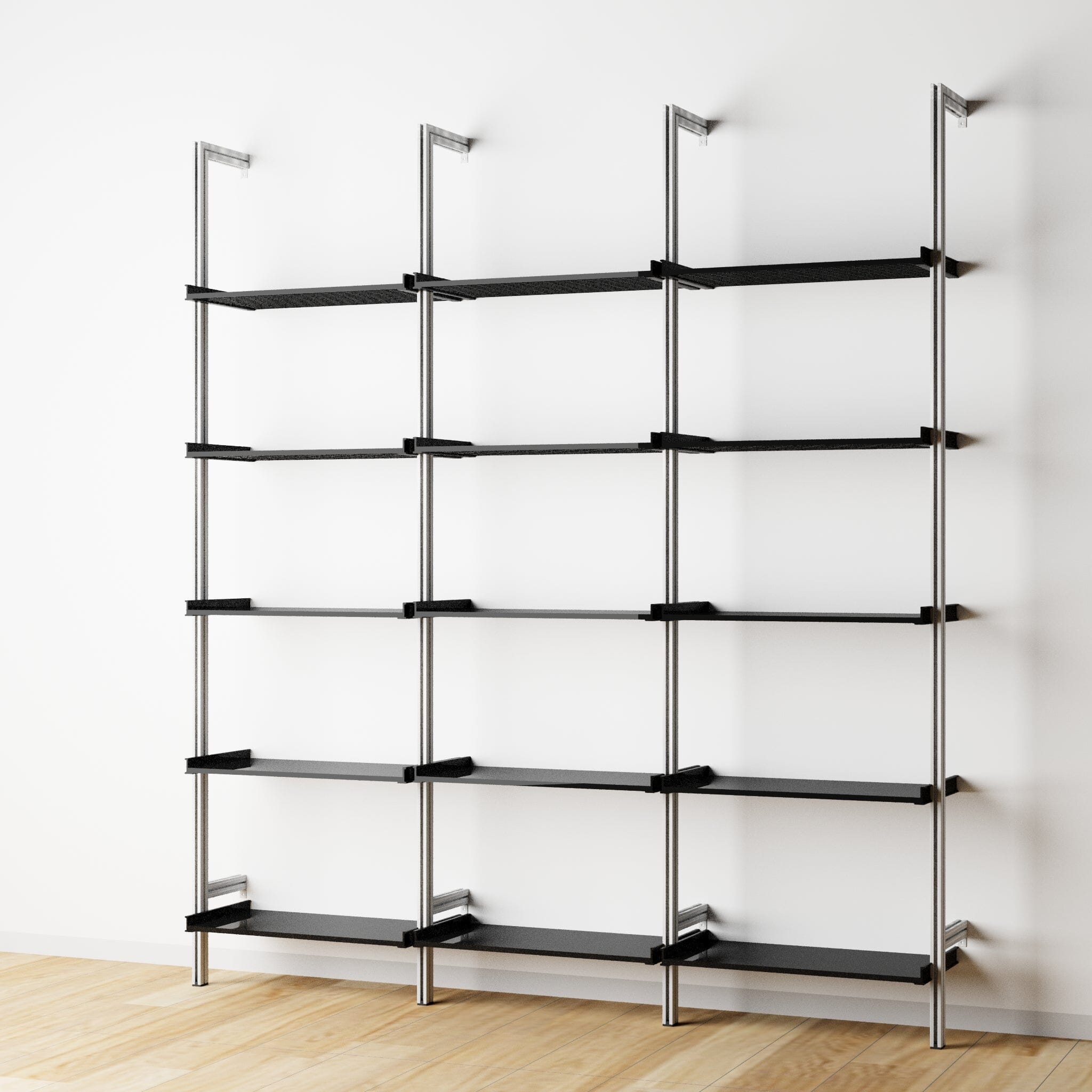 Modular Shelving Units - Aluminum Shelves