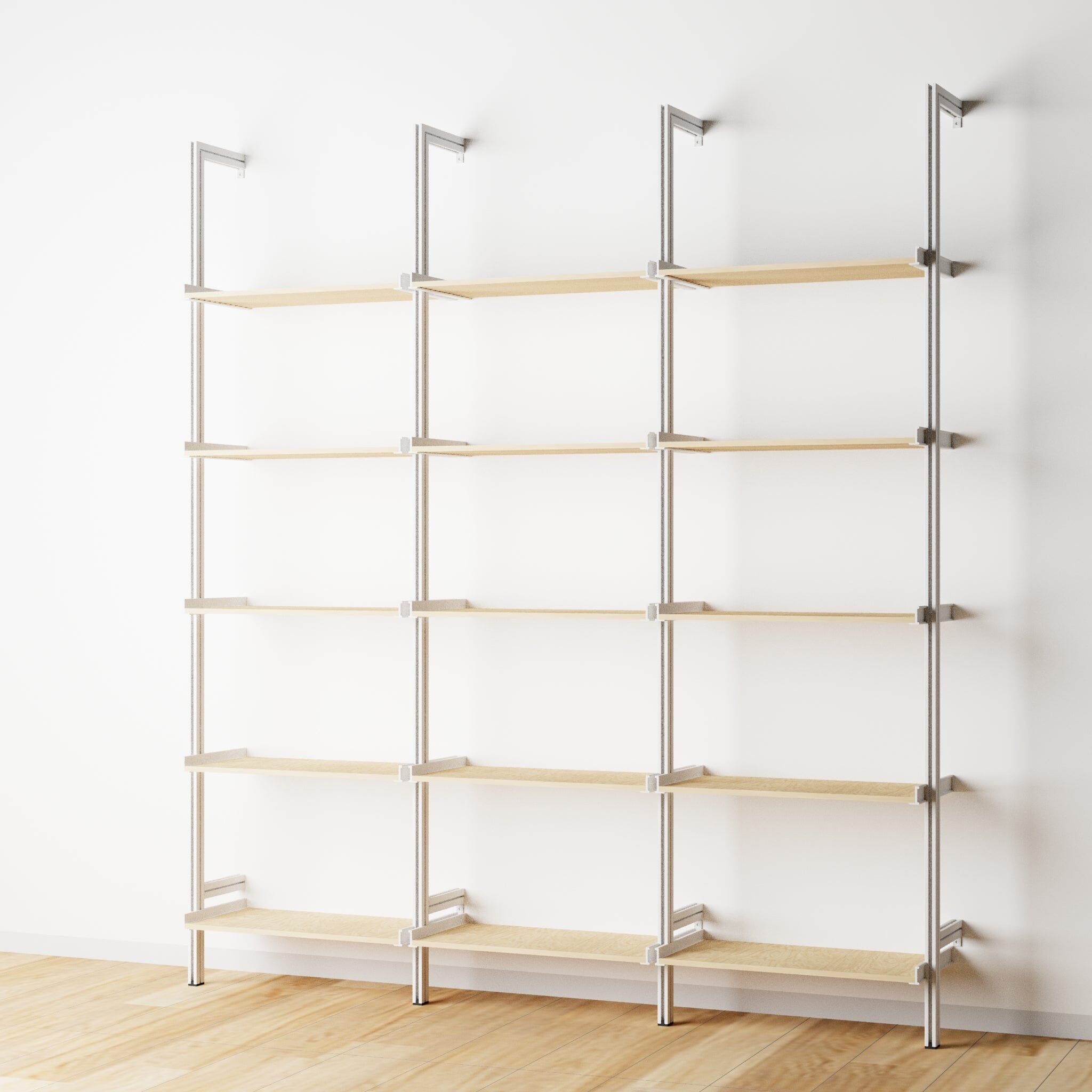 Modular Shelving Units - Wood Shelves