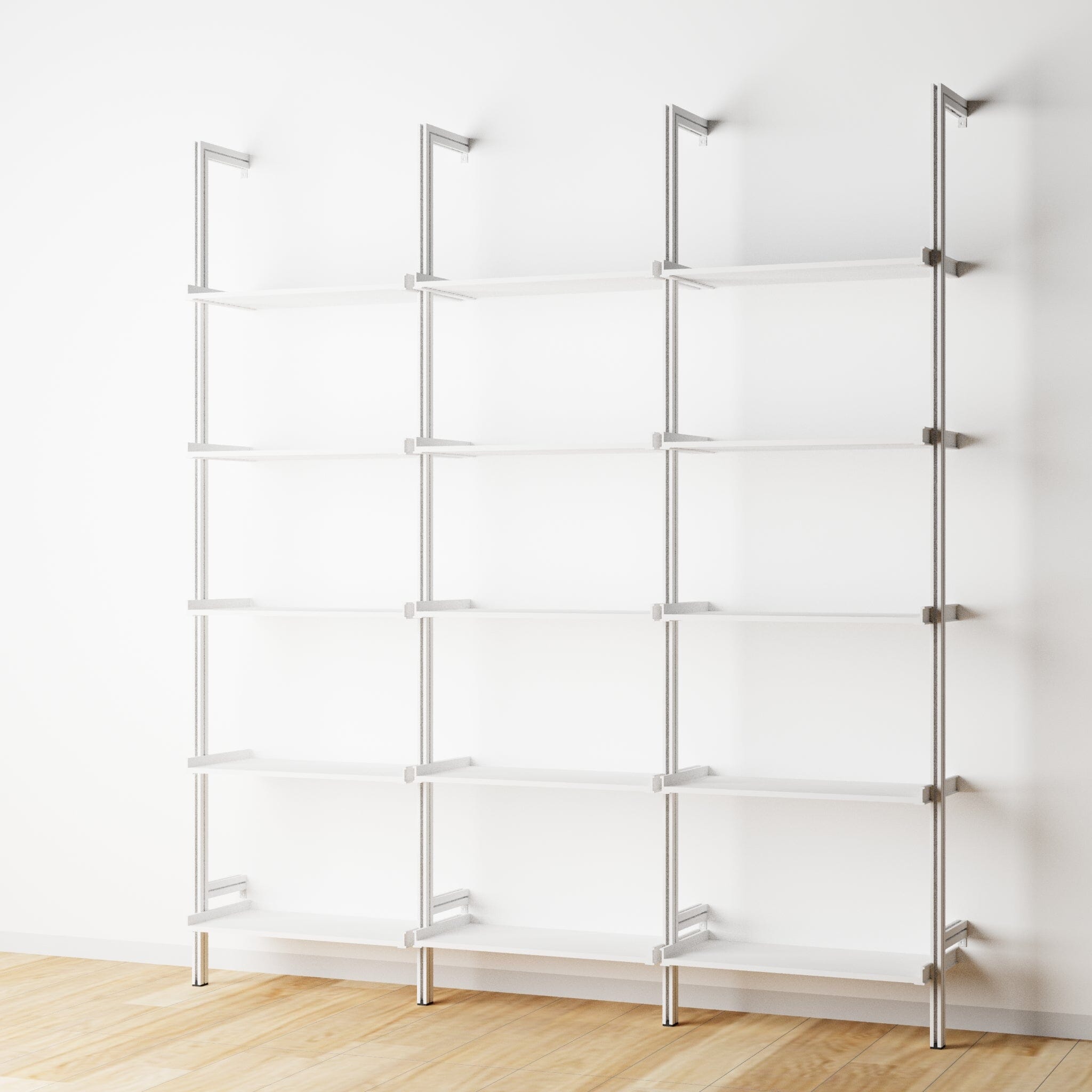 Modular Shelving Units - Aluminum Shelves