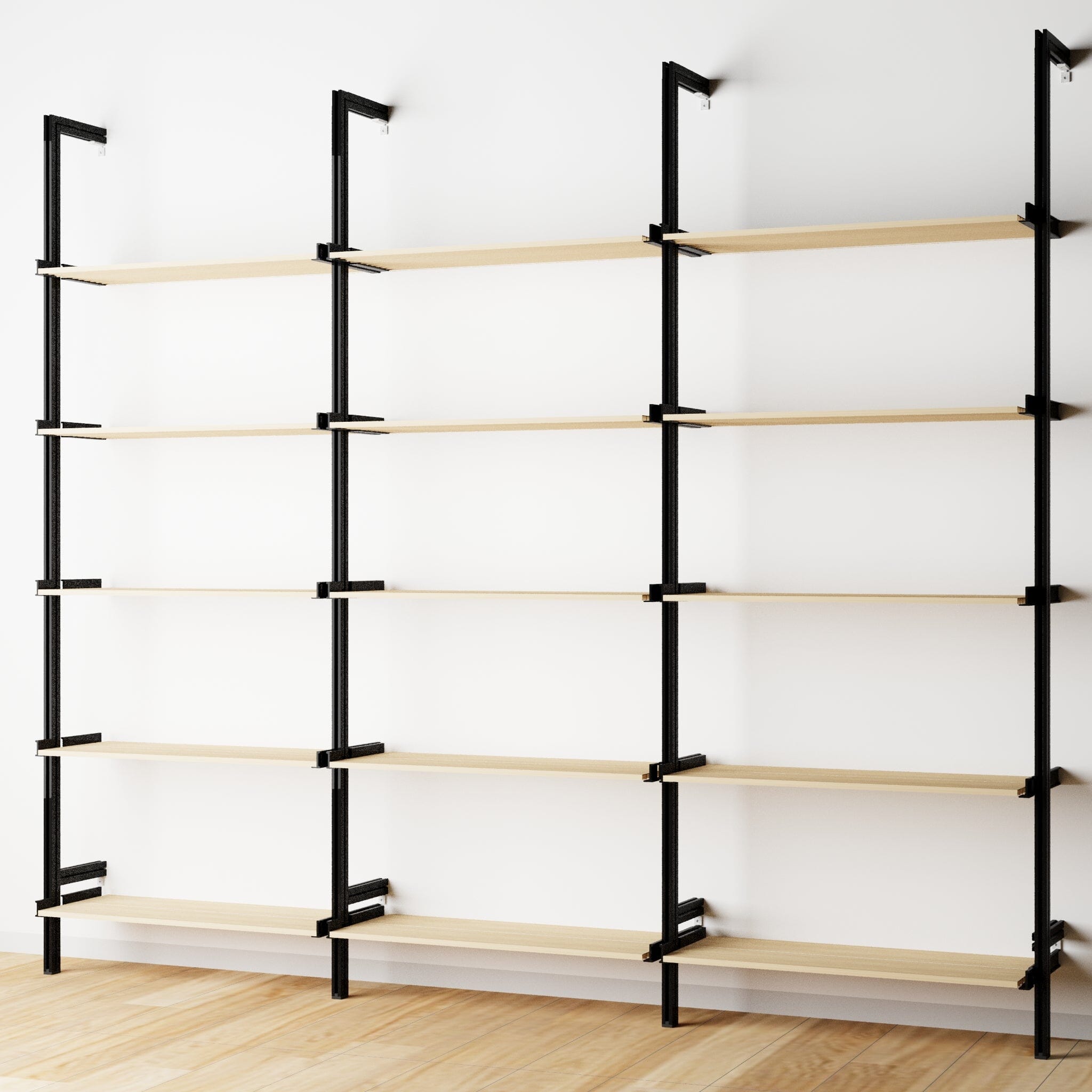 Modular Shelving Units - Wood Shelves