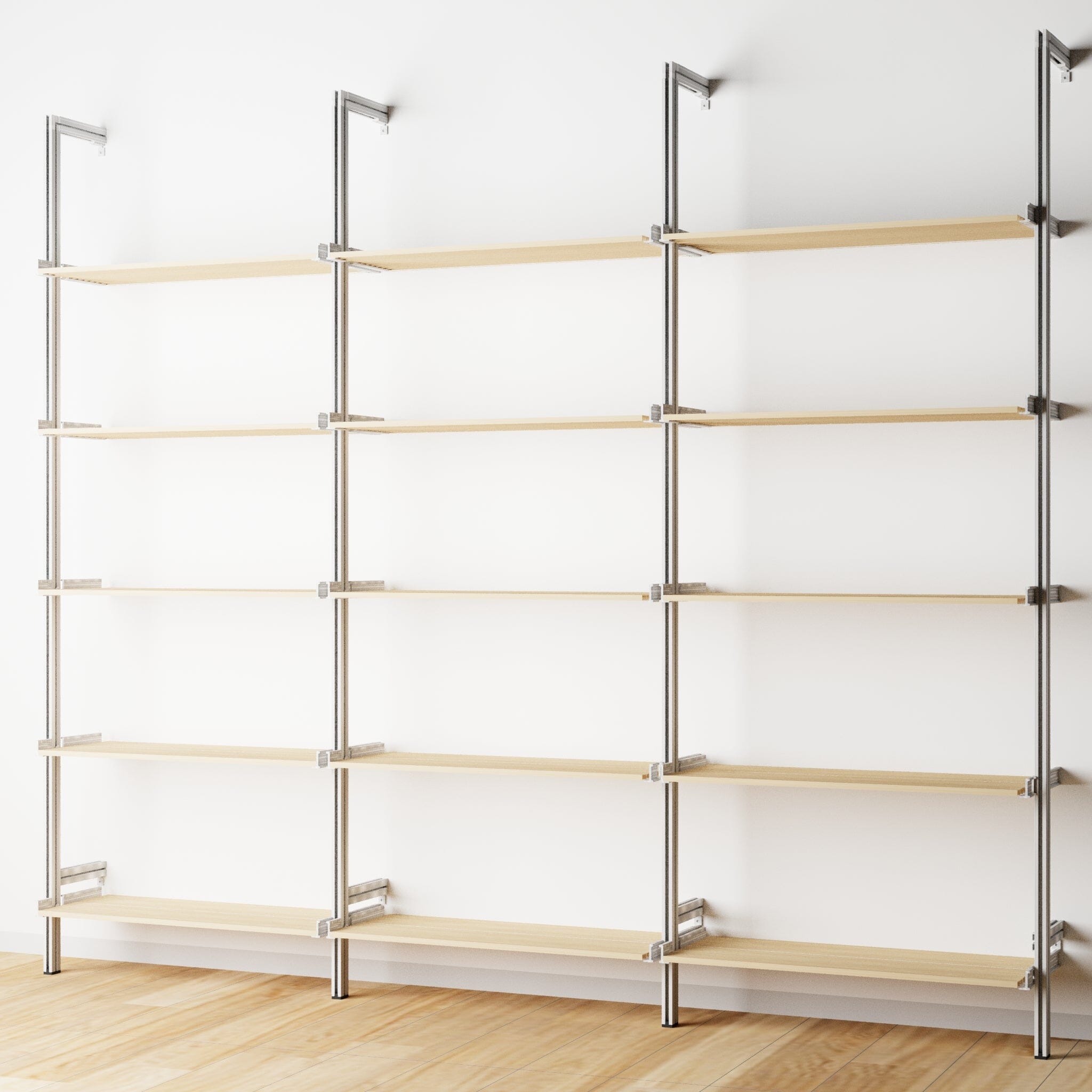 Modular Shelving Units - Wood Shelves