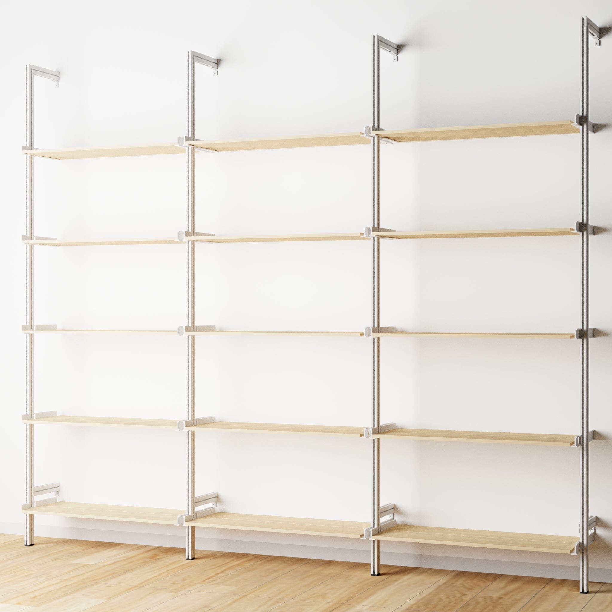 Modular Shelving Units - Wood Shelves