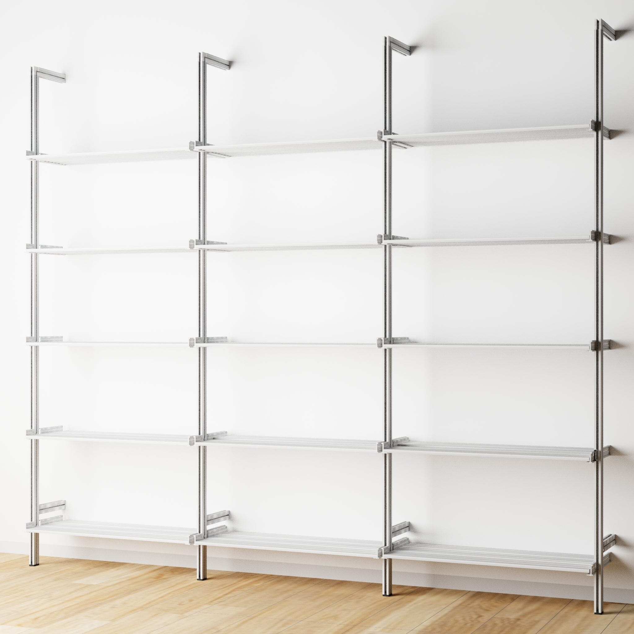 Modular Shelving Units - Aluminum Shelves