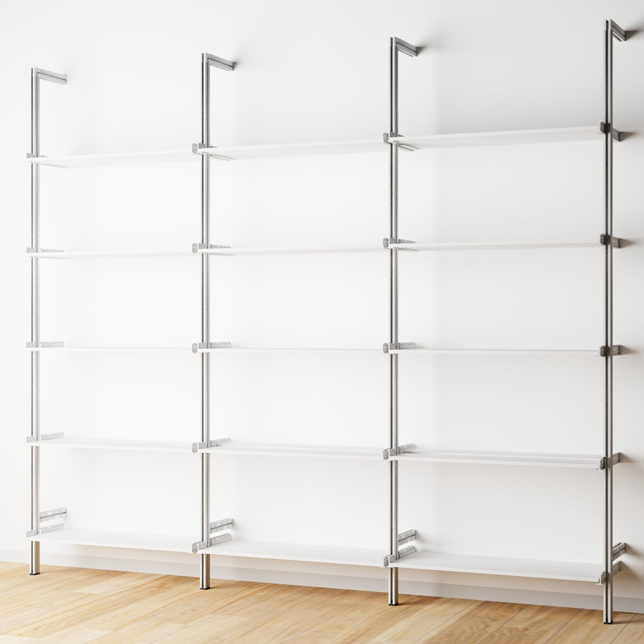 Modular Shelving Units - Aluminum Shelves