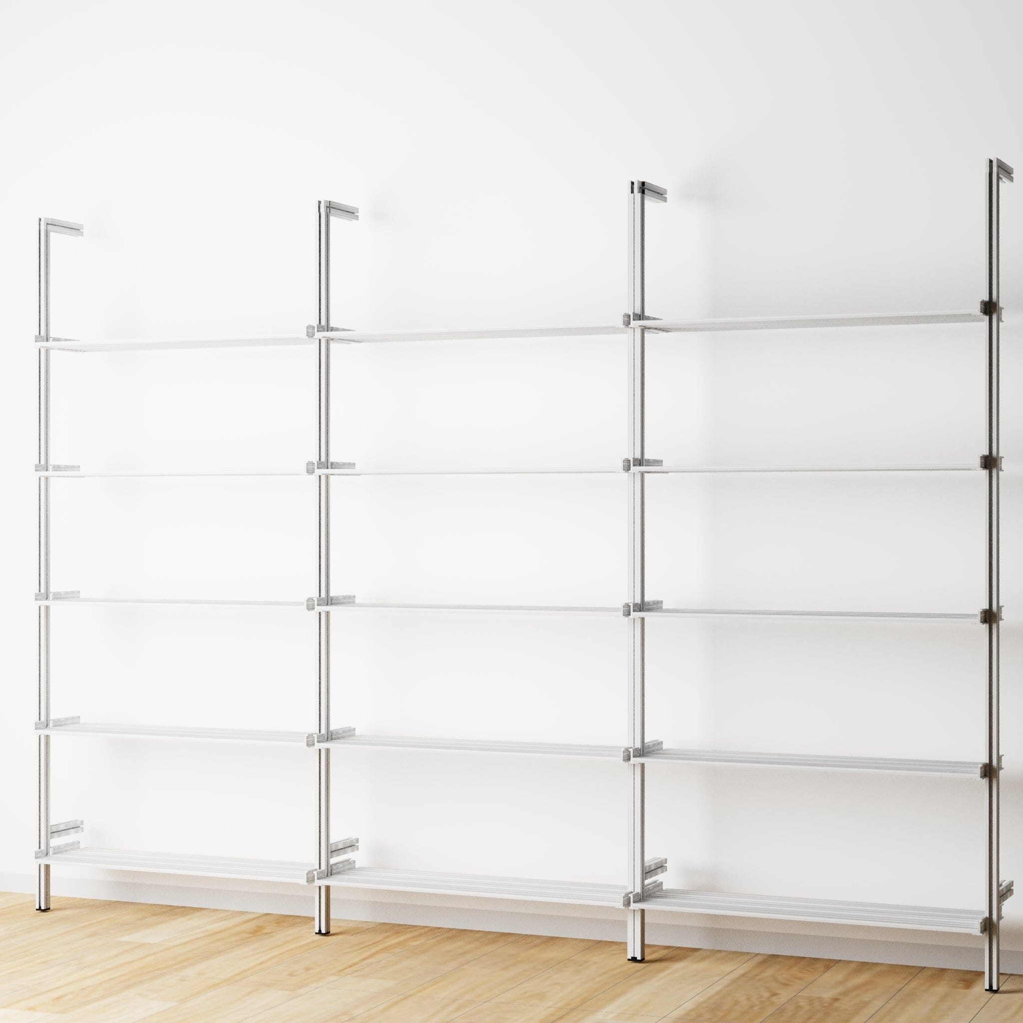 Modular Shelving Units - Aluminum Shelves