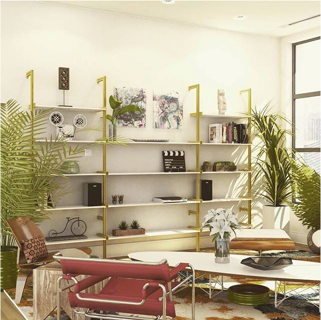 SALE Item - 3-Bay PAL Aluminum Shelving - 114&quot;