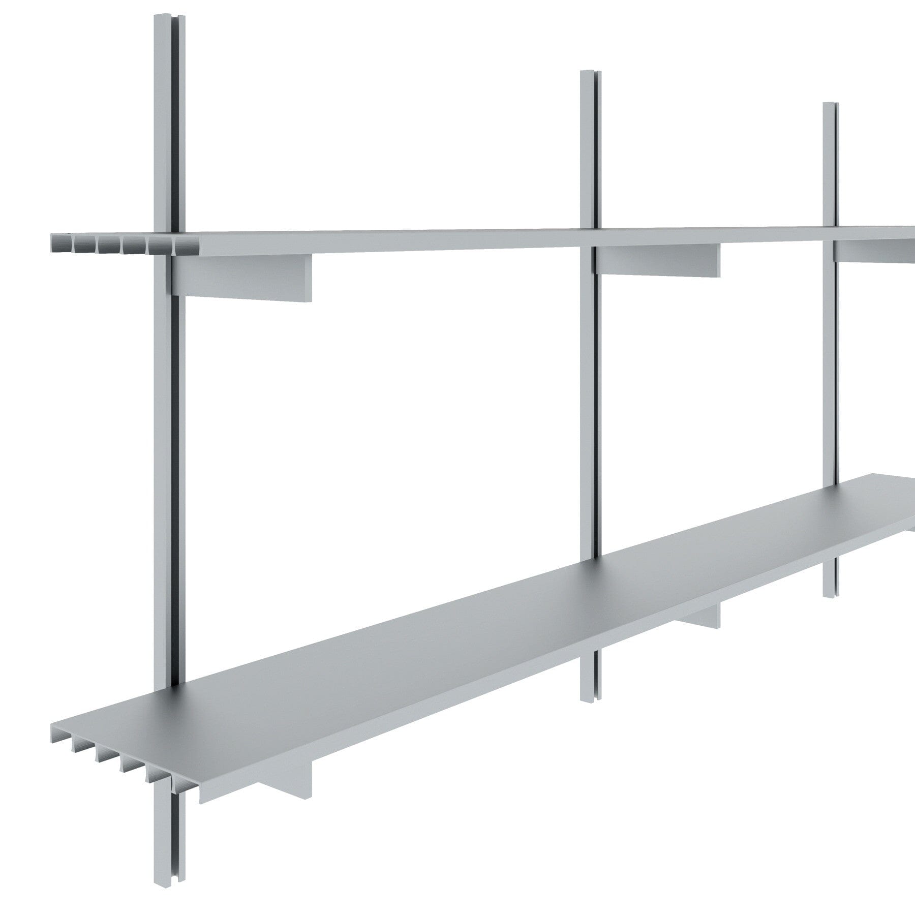 Wall Mount 6 Shelf Unit: 89.5 Height